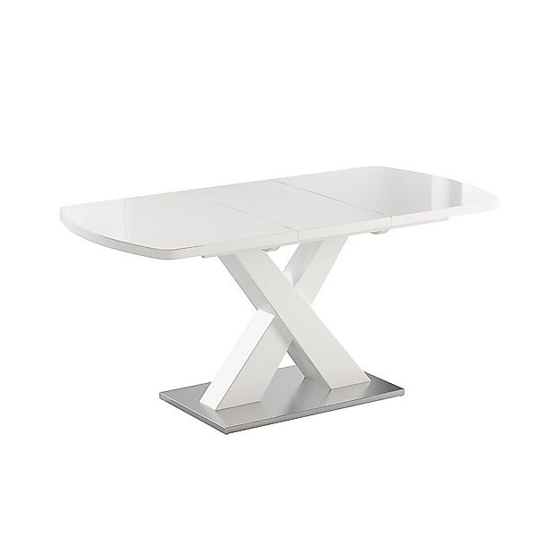 Vicco Esstisch Chinto, Weiß, 120 x 80 cm ausziehbar günstig online kaufen