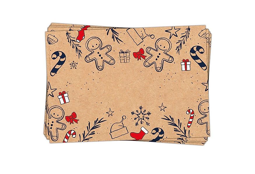 Logbuch-Verlag Dekofigur 25 kleine Weihnachtsetiketten zum Beschriften 7,4 günstig online kaufen