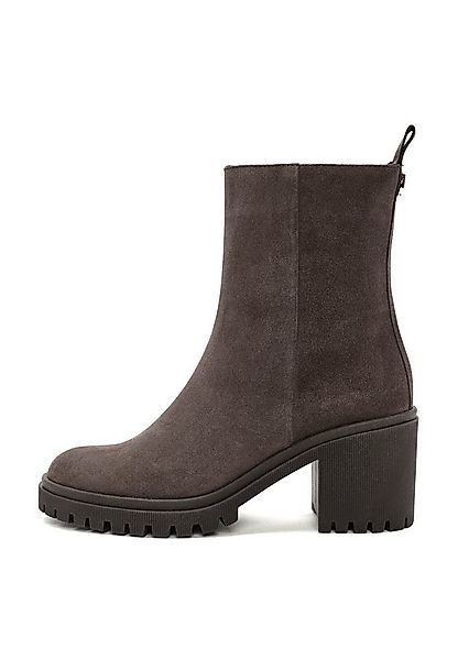 Derimod Absatz-Stiefeletten aus Veloursleder Ankleboots günstig online kaufen