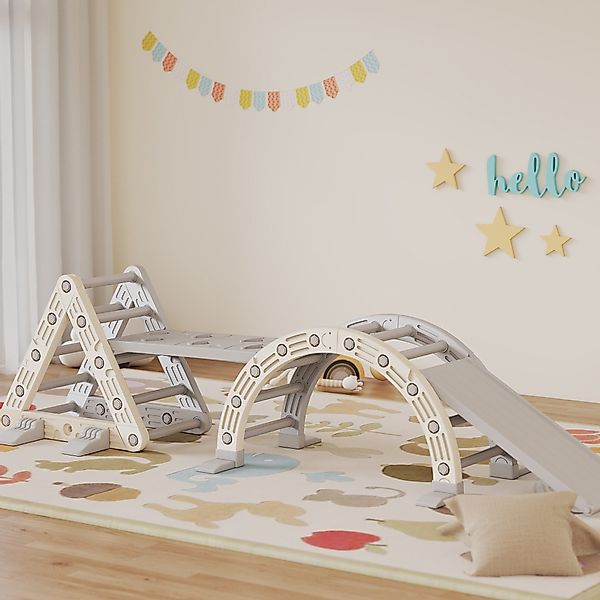 AIYAPLAY Klettergerüst mit Rutsche, (Kletterdreieck, 1-St., günstig online kaufen