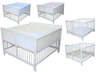 Micoland Kinderbett Zwillingsbett Zwillingskinderbett mit 2 günstig online kaufen