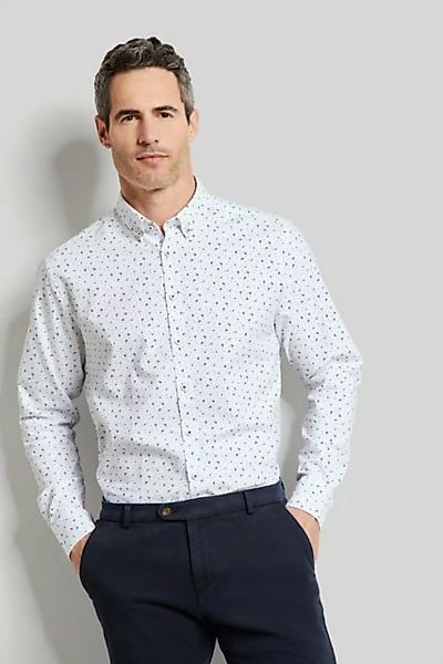 bugatti Langarmhemd aus 100 % Baumwolle günstig online kaufen