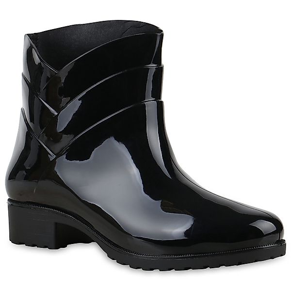 VAN HILL 812771 Gummistiefelette in glänzender günstig online kaufen