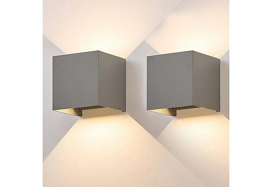 ZMH LED Wandleuchte Innen Flurlampe Innen Wandlampe Aussen Whonzimmer, Auße günstig online kaufen