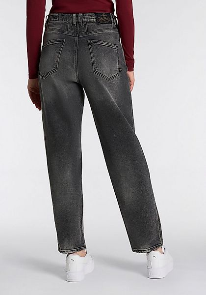 Herrlicher 5-Pocket-Jeans Brooke Denim Black im Loose Fit, mit Abnähern günstig online kaufen
