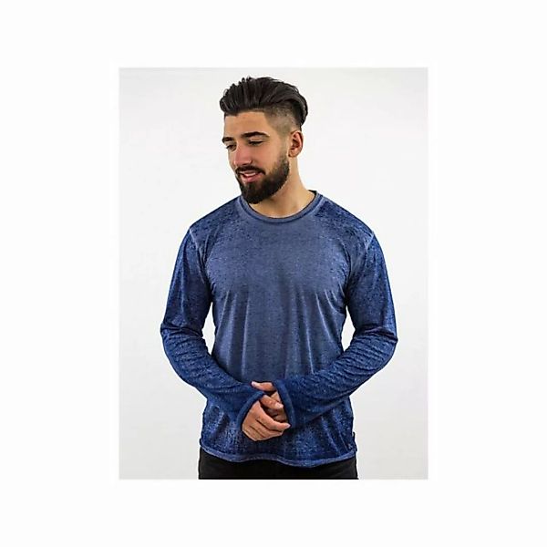 TREVOR'S Sweatshirt blau regular (1-tlg) günstig online kaufen