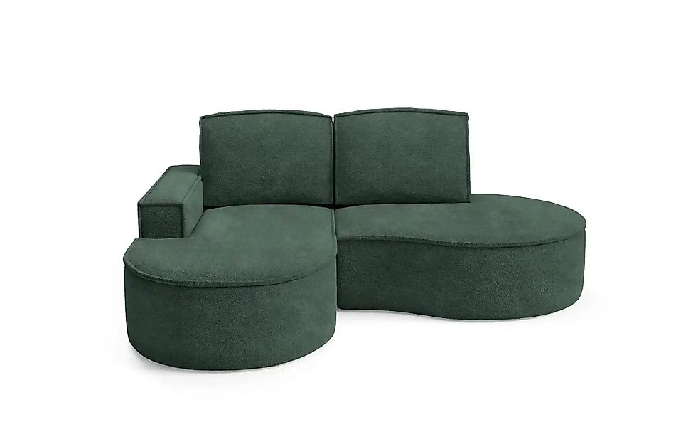 Ecksofa  Flow ¦ grün ¦ Maße (cm): B: 210 H: 88 Polstermöbel > Sofas > Eckso günstig online kaufen