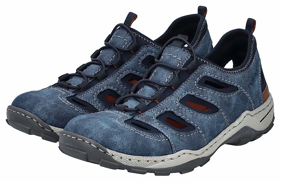 Rieker Slipper Trekking Schuh, Sandale, Sommerschuh mit praktischem Gummizu günstig online kaufen