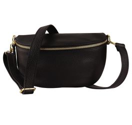 MIRROSI Bauchtasche mit GOLDENER Reißverschluss Damen, günstig online kaufen