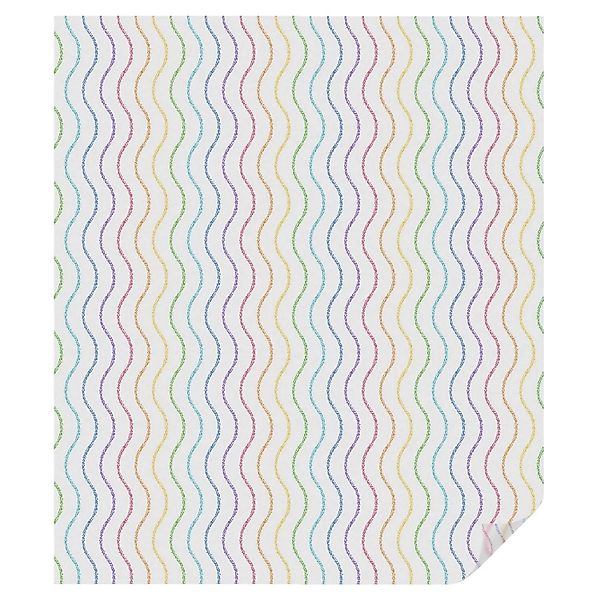 Tulup Fensterfolie Regenbogenlinien Fensterfolie Sichtschutz 100x116 cm Wei günstig online kaufen