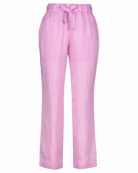 BOSS Stoffhose Damen Hose TIMPA aus leichtem Ramie Regular Fit (1-tlg) günstig online kaufen