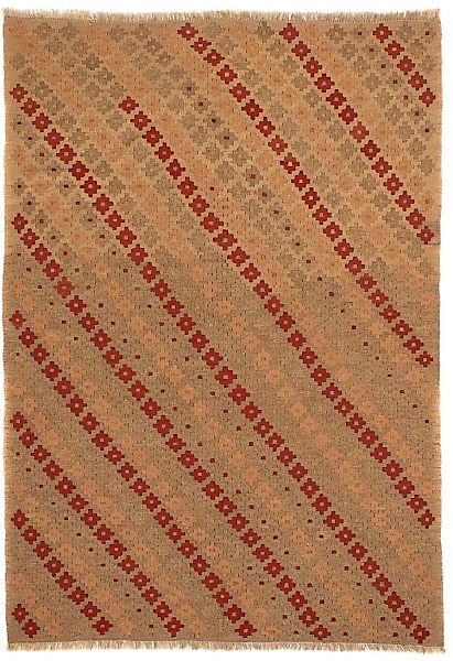 morgenland Wollteppich »Kelim - Oriental - 215 x 155 cm - hellbraun«, recht günstig online kaufen
