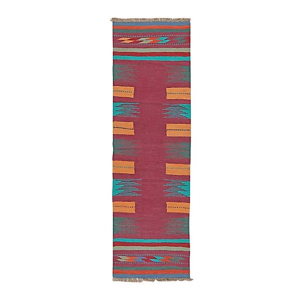 PersaTepp Teppich Kelim Gashgai multicolor B/L: ca. 63x212 cm günstig online kaufen