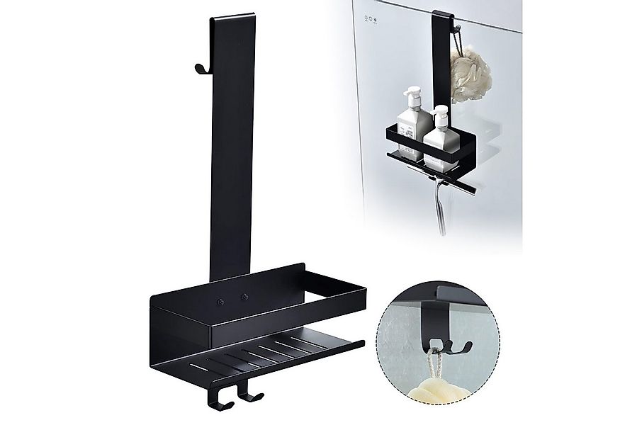 CALIYO Duschregal Duschablage zum Hängen, Duschkorb zum Hängen der Glas-Dus günstig online kaufen