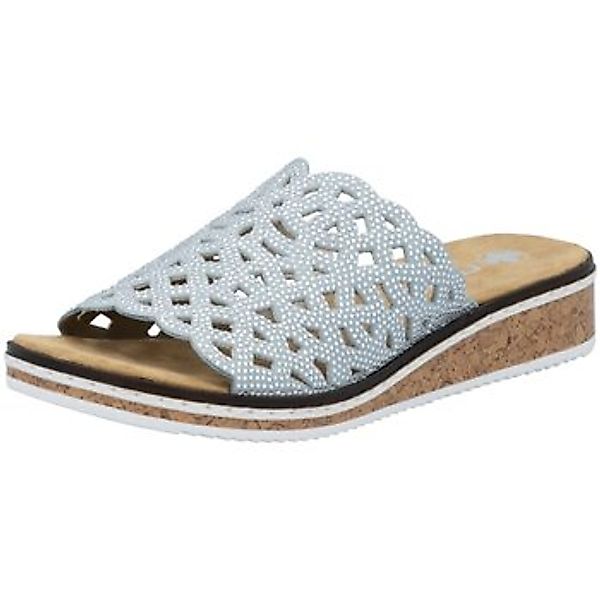 Rieker Pantolette Sommerschuh, Schlappen, Hausschuh, Keilabsatz günstig online kaufen