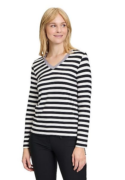 Betty Barclay Kurzarmshirt Betty Barclay Ringelshirt mit V-Ausschnitt (1-tl günstig online kaufen