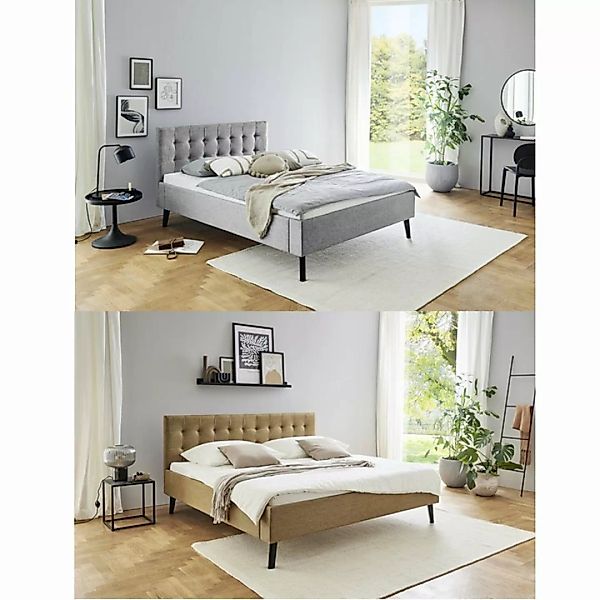 Faizee Möbel Bett [Empire 140x200/180x200] Polsterschlafzimmerbett Eichenho günstig online kaufen