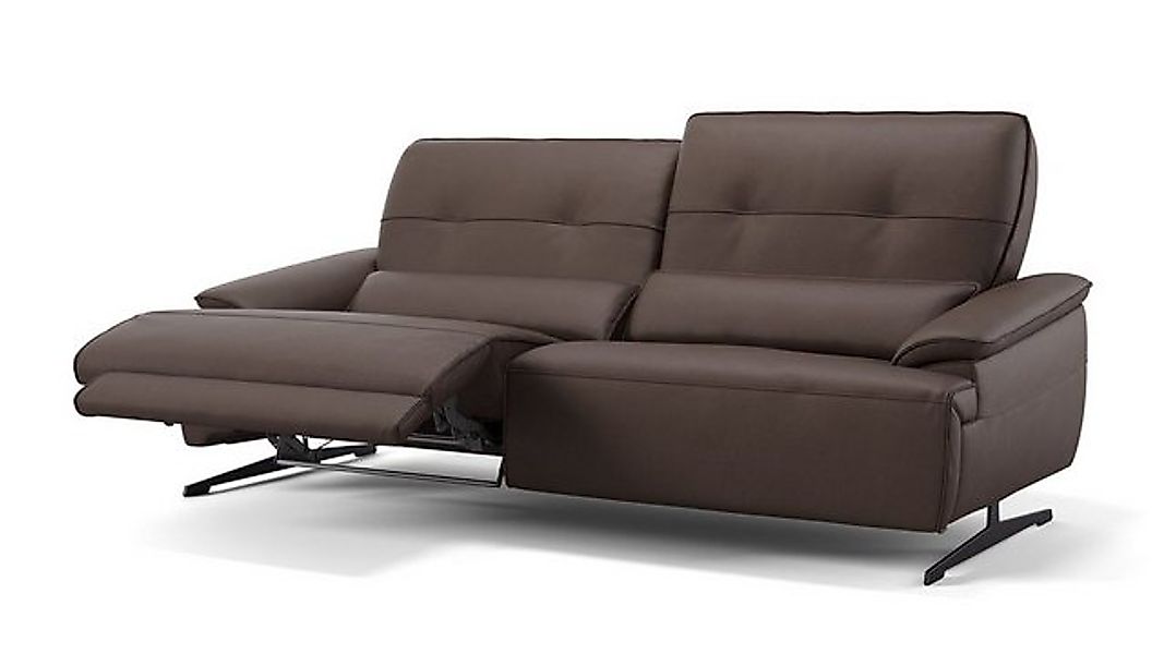 Sofanella 3-Sitzer Leder PERLO, Relaxcouch, Designersofa, Designer Sofa, 3e günstig online kaufen