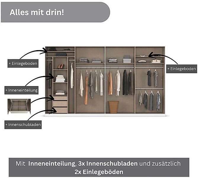 rauch Drehtürenschrank "Kleiderschrank Schrank Garderobe TOPSELLER OTELI in günstig online kaufen