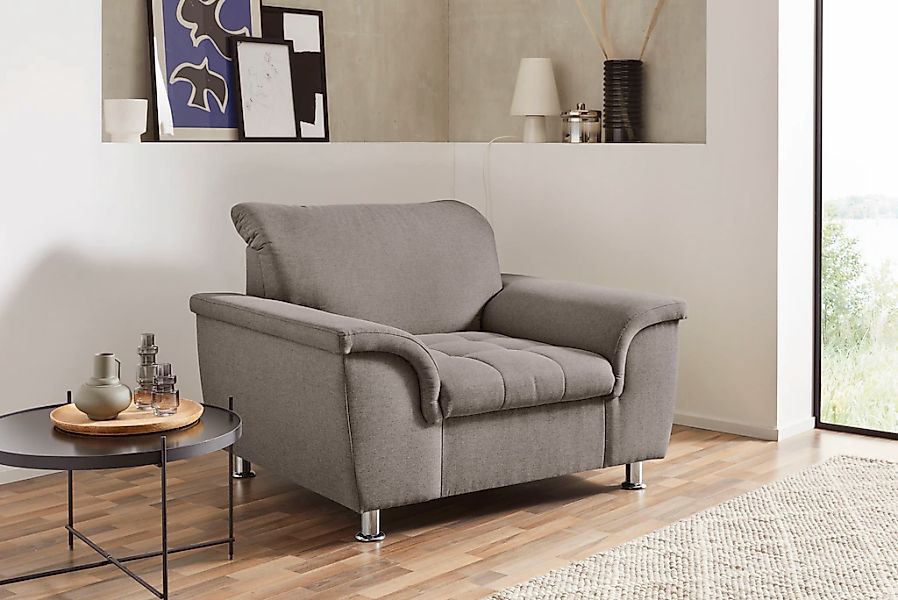 DOMO collection Sessel "Franzi, zeitlos und elegant, moderne Sitzheftung" w günstig online kaufen