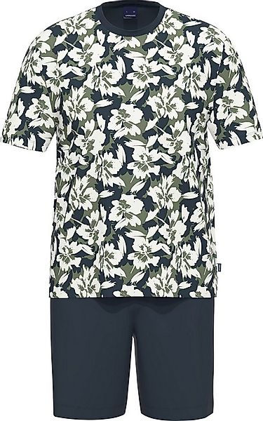 Ammann Pyjama Bio Herren-Shorty Single-Jersey gemustert günstig online kaufen