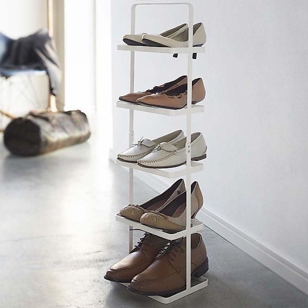 Yamazaki Schuhregal "Tower" aus Metall 22x77x14cm günstig online kaufen