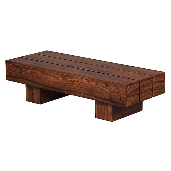 FINEBUY Couchtisch Couchtisch Massivholz 120cm breit günstig online kaufen