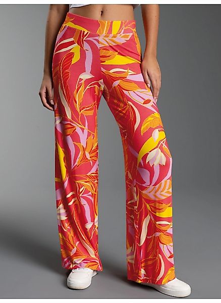Trigema Jerseyhose "TRIGEMA Leichte Hose mit Allover-Muster "Aloha"" günstig online kaufen