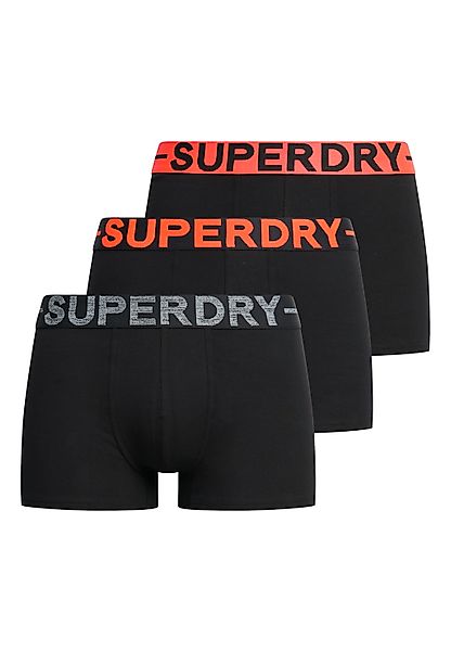 Superdry 3-er Set Trunks Schwarz, Orange & Grau günstig online kaufen