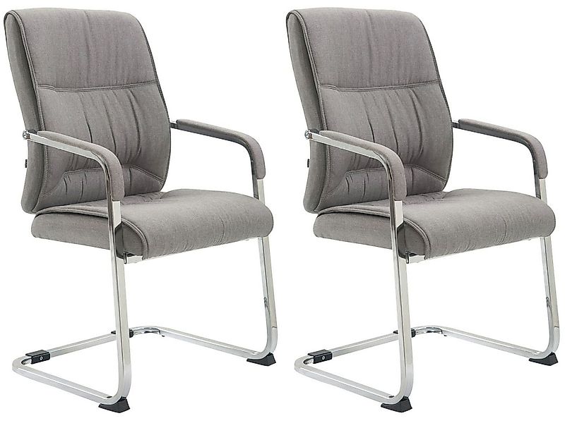 CLP Besucherstuhl Anubis Stoff (2er Set, 2 St), Freischwinger, Armlehnen günstig online kaufen