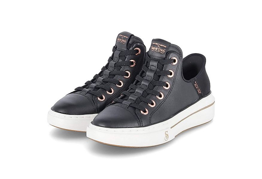 Skechers Skechers 186001 BLK Damen Leder & Textil schwarz Schnürschuh günstig online kaufen