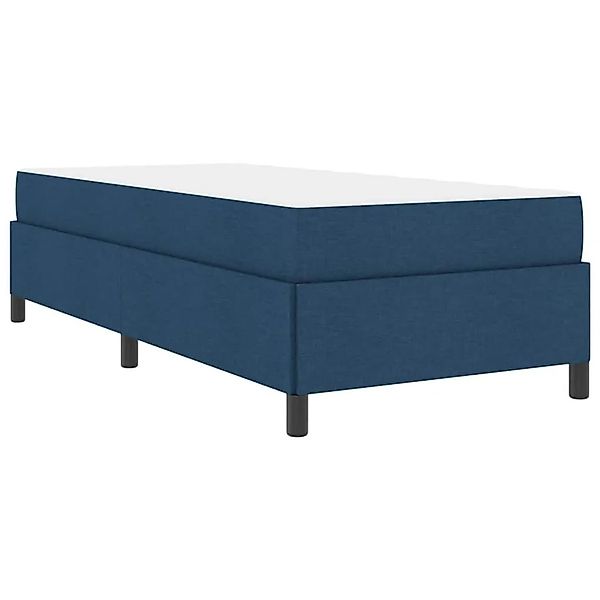 vidaXL Boxspringbett Blau 90 x 190 cm Stoff 3398828 günstig online kaufen