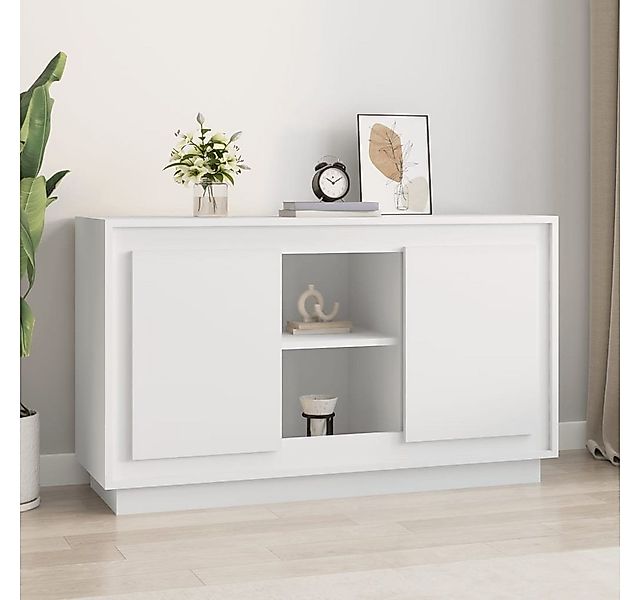 furnicato Sideboard Weiß 102x35x60 cm Holzwerkstoff (1 St) günstig online kaufen