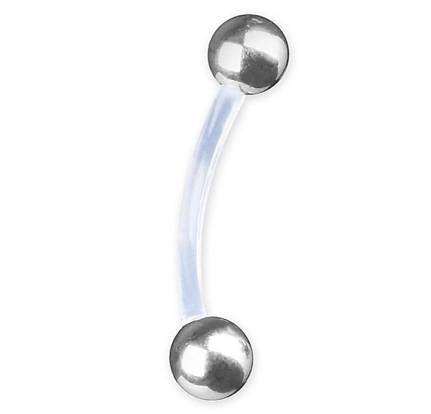 viva-adorno Augenbrauenpiercing 1,2mm Intim Piercing Banane Stahlkugeln Pie günstig online kaufen
