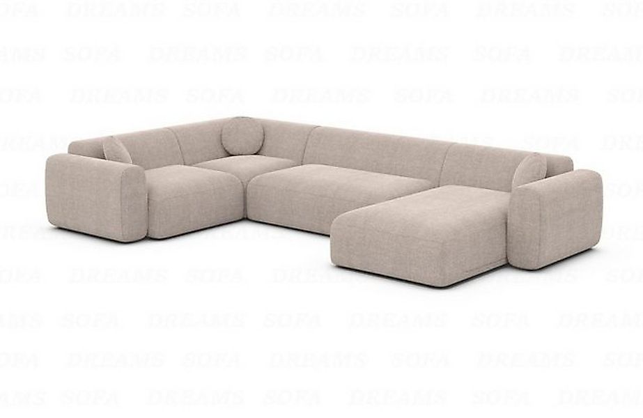 Sofa Dreams Wohnlandschaft Stoff Sofa Wohnlandschaft Cortegada U Form Polst günstig online kaufen