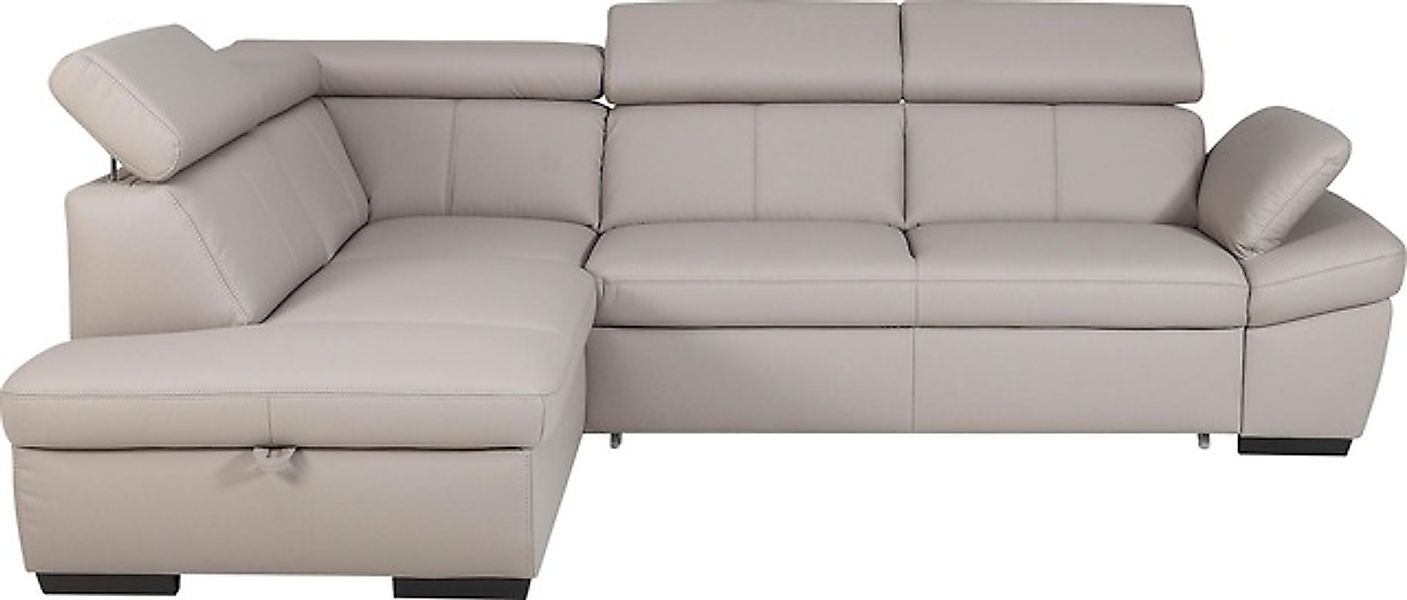 exxpo - sofa fashion Ecksofa »Salerno, Funktionssofa, hoher Sitzkomfort, Br günstig online kaufen