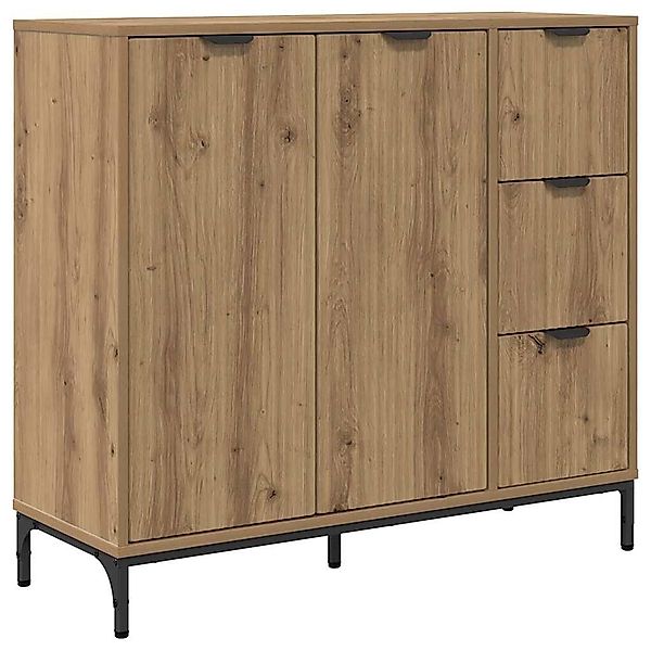 vidaXL Sideboard Sideboard Eiche handwerklich 89,5 günstig online kaufen