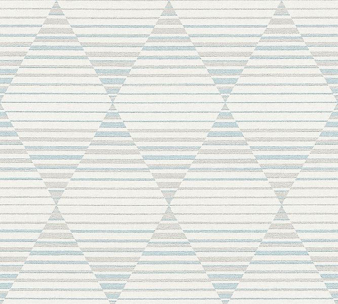 Mustertapete A.S. Création Linen Style in Beige Grau Weiß - 367572 günstig online kaufen