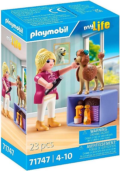 Playmobil® Hundefriseurin (71747), Playmobil My Life Konstruktions-Spielset günstig online kaufen