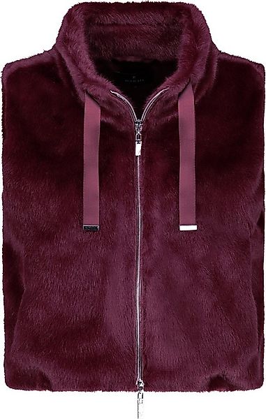 Monari Strickweste 808770 Flauschiges Fake Fur als luxuriöses Detail günstig online kaufen