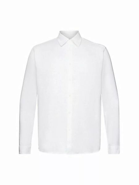 edc by Esprit Langarmhemd Dobby-Shirt günstig online kaufen