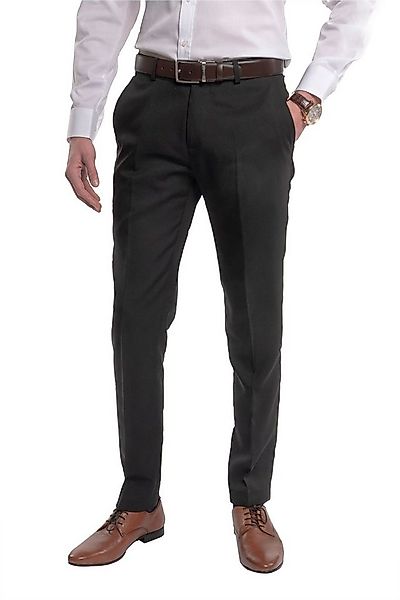 Hirschthal Anzughose Herren Business Anzughose Slimfit mit modernen Schnitt günstig online kaufen