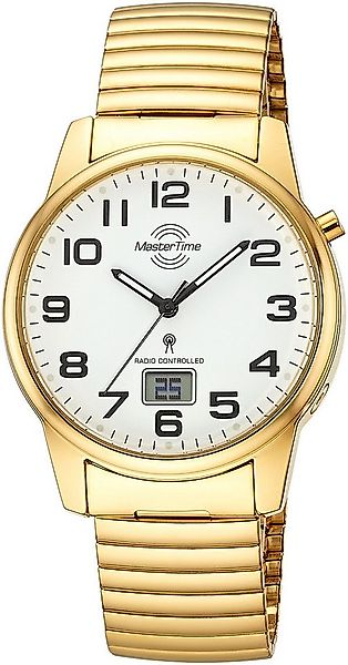 MASTER TIME Funkuhr MTGA-10946-12Z, Quarzuhr, Armbanduhr, Herrenuhr, Edelst günstig online kaufen