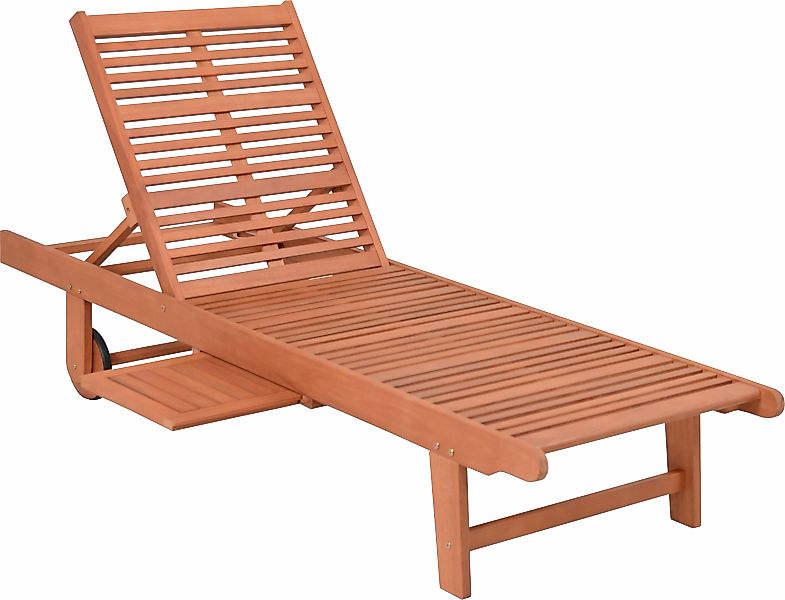 Garden Pleasure Gartenliege "Sonnenliege "SAN DIEGO", beige", (ausziehbarer günstig online kaufen