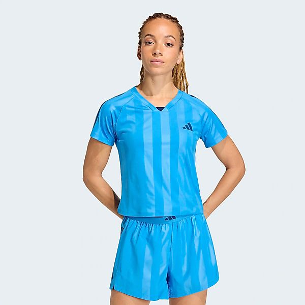 adidas Performance T-Shirt "HYPERGLAM 3-STREIFEN EMBOSS" günstig online kaufen