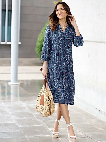 Classic Basics A-Linien-Kleid "Stufenkleid" günstig online kaufen