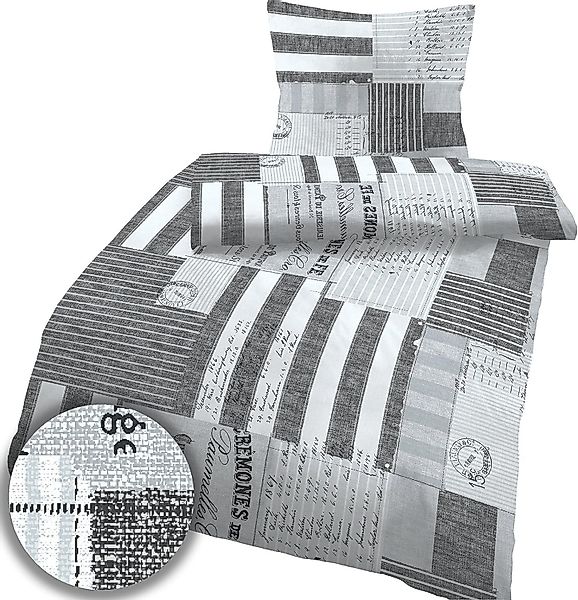 soma Bettwäsche Bettbezug 155x220 80x80 Zeitung günstig online kaufen