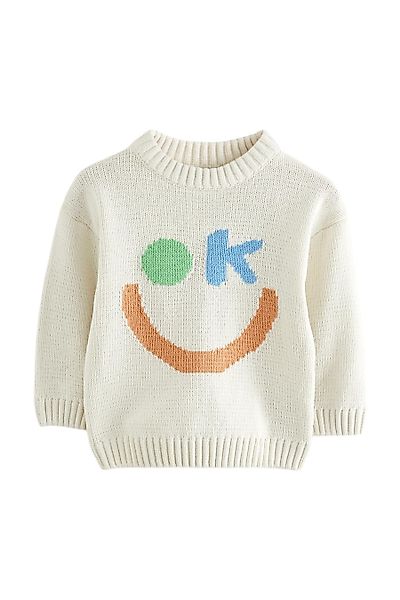 Next Rundhalspullover Gestrickter Rundhalspullover (1-tlg) günstig online kaufen