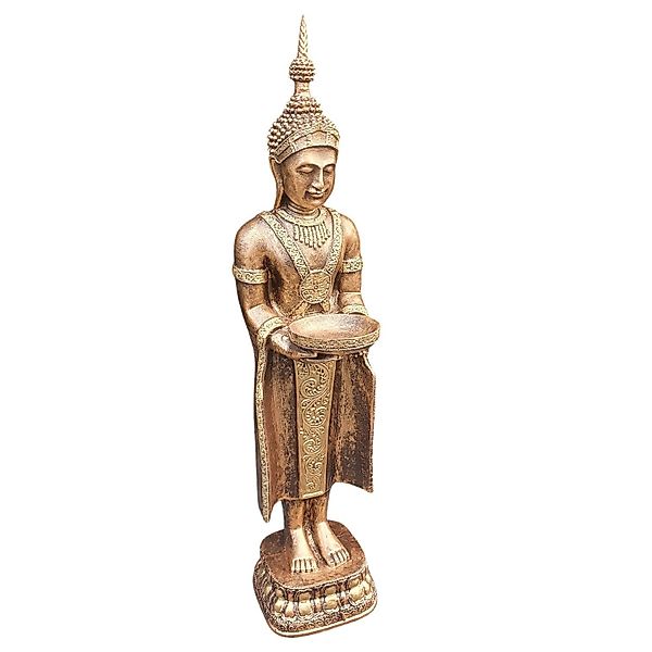 Aspinaworld Gartenfigur Tempelwächter Buddha Figur mit günstig online kaufen