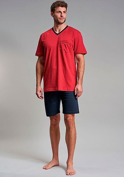 GÖTZBURG Shorty "Manhattan", 2 Stk. Kurzarm, V-Ausschnitt, kurze Hose, Baum günstig online kaufen